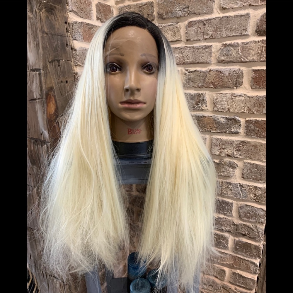 New 24” Blonde Ombré Japanese Lace Front Wig #117